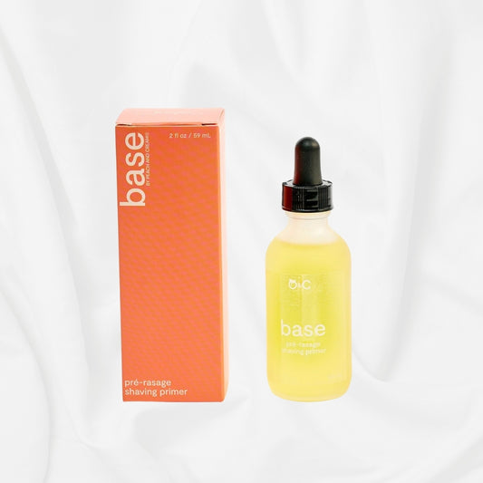 Base · Huile de pré rasage
