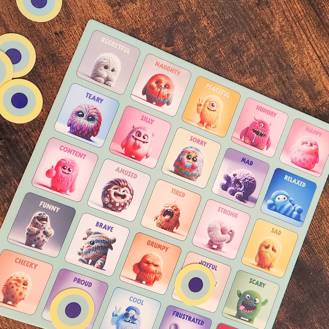 Bingo sur les monstres émotionnels