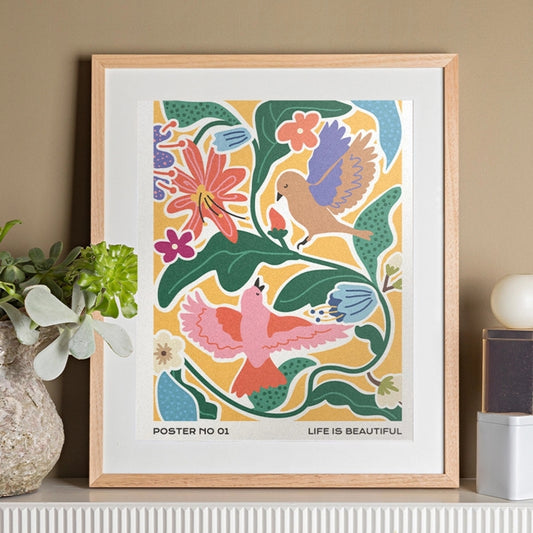 Peinture à numéro - la vie est belle