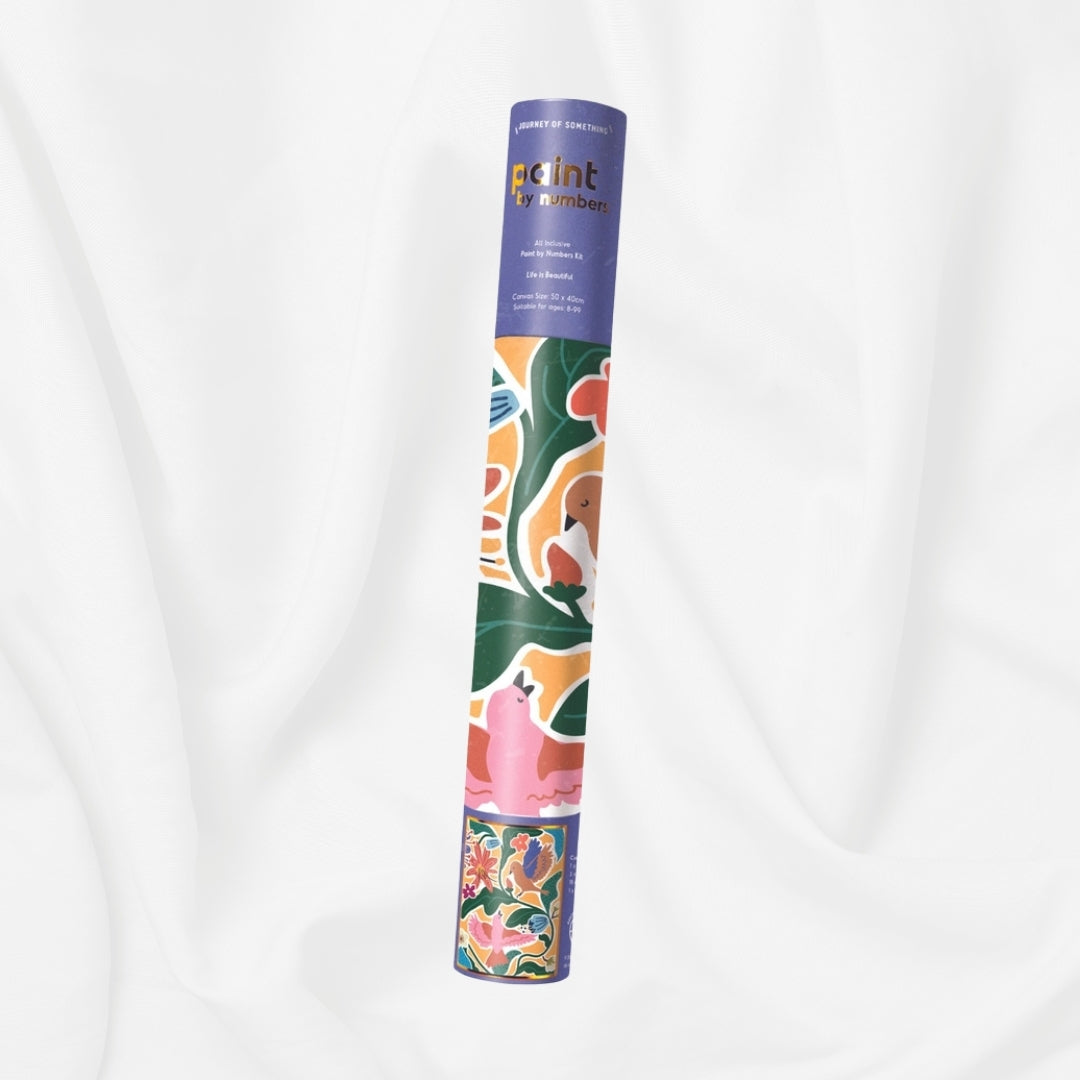 Peinture à numéro - la vie est belle