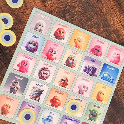 Bingo sur les monstres émotionnels