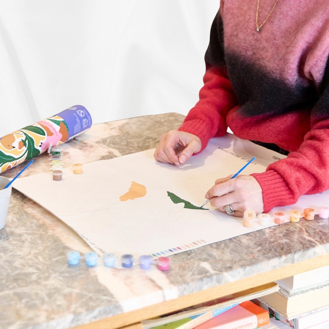 Peinture à numéro - la vie est belle