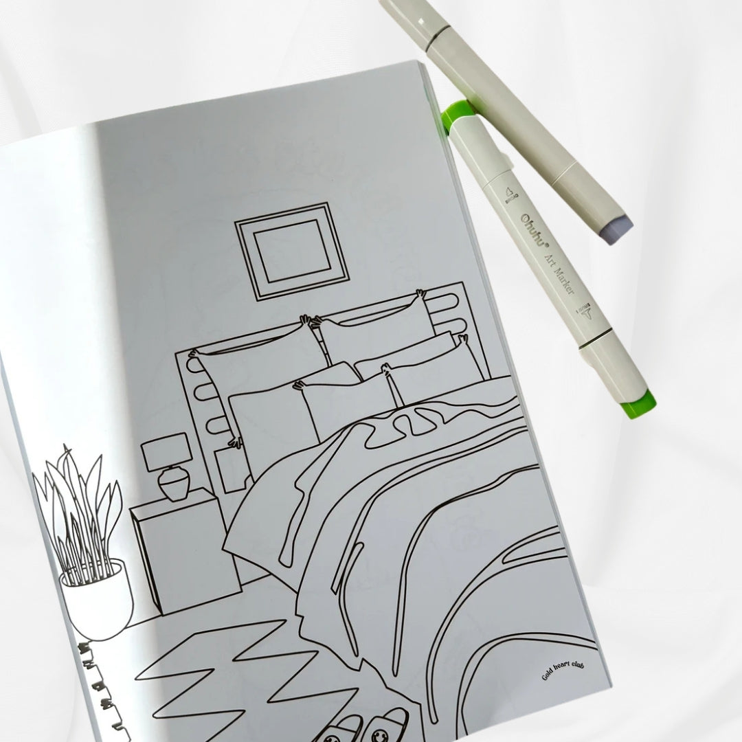 Cahier à colorier | Vol 1