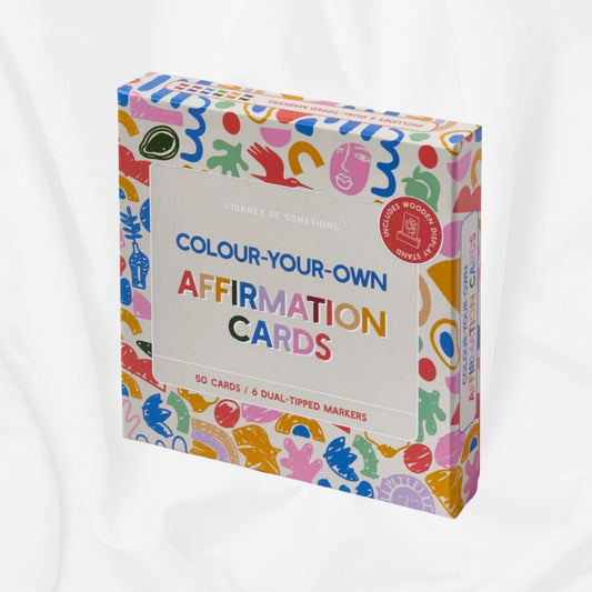 Cartes d'affirmation à colorier