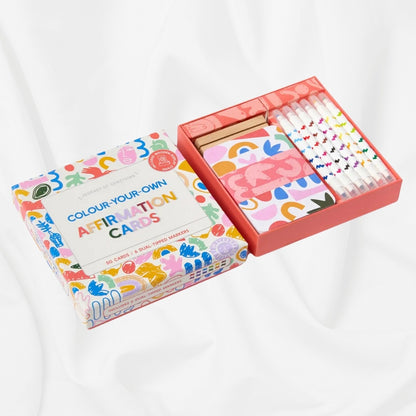 Affirmation cards to color